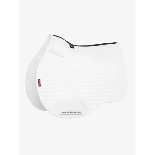 Lemieux Suede GP Square White-Saddle Pads-Lemieux-White-Large-Horsey Shopping