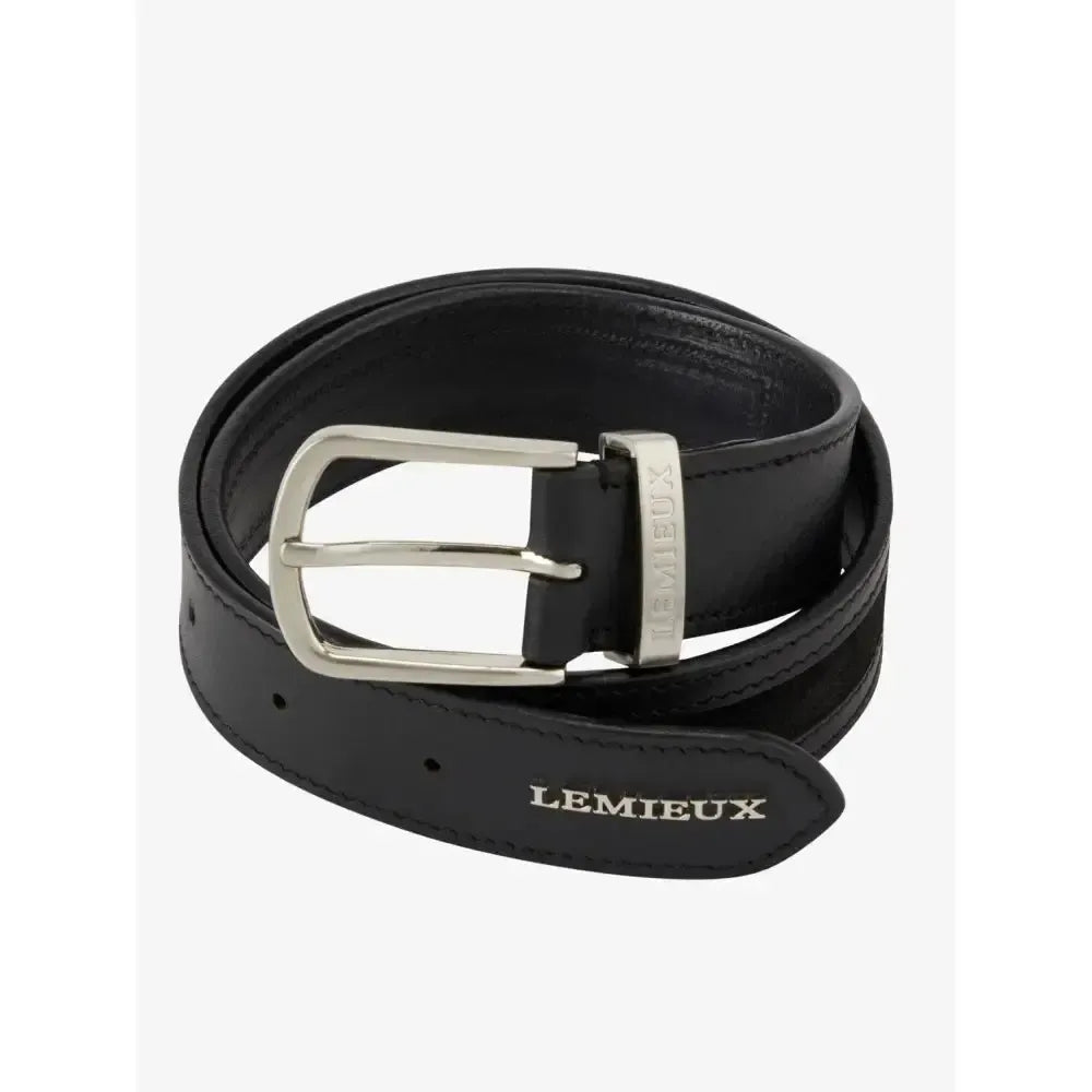 Lemieux Suede Insert Belt-Belts-Lemieux-Black-X Small-Horsey Shopping