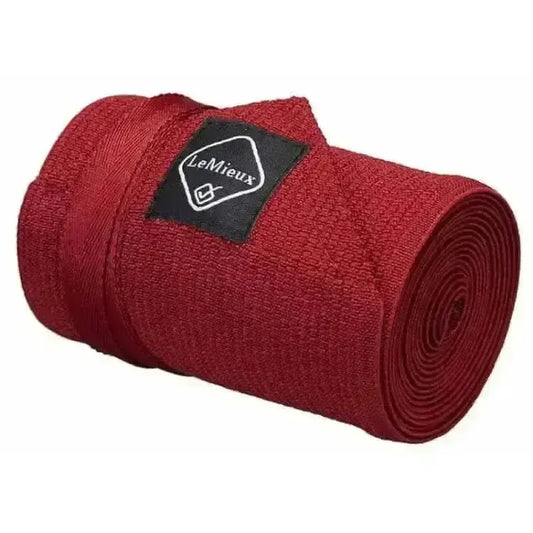 Lemieux Tail Bandage Burgundy-Tail Bandages-Lemieux-Burgundy-Horsey Shopping
