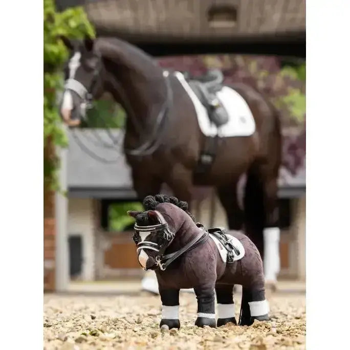 Lemieux Toy Pony Double Bridle Black-Toy Pony Accessories-Lemieux-Black-Horsey Shopping