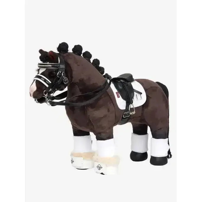 Lemieux Toy Pony Dressage Over Reach Boot White-Toy Pony Accessories-Lemieux-White-Horsey Shopping