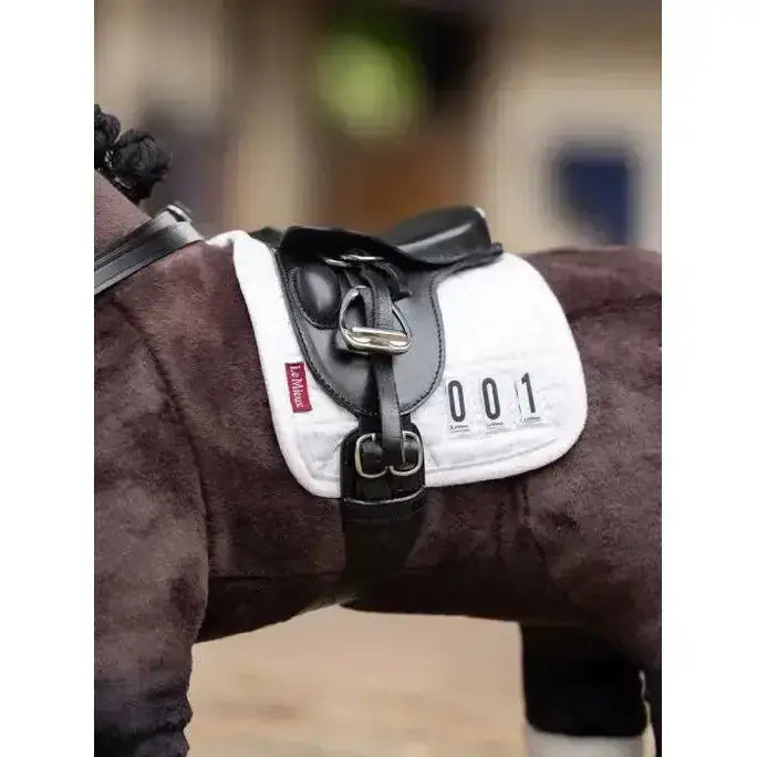 Lemieux Toy Pony Dressage Pad White-Toy Pony Accessories-Lemieux-White-Horsey Shopping