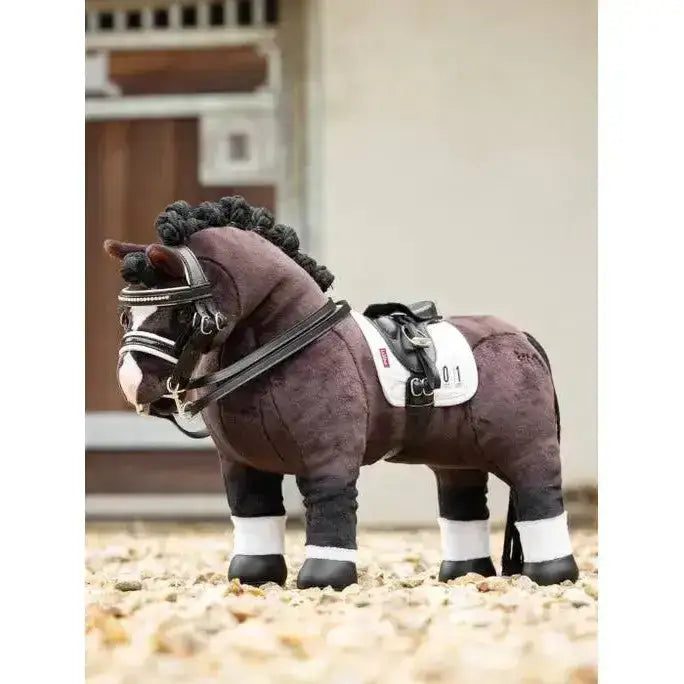 Lemieux Toy Pony Dressage Pad White-Toy Pony Accessories-Lemieux-White-Horsey Shopping