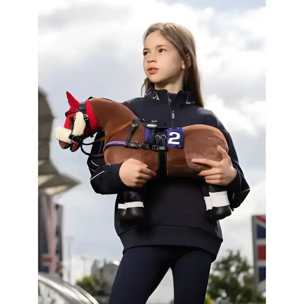 Lemieux Toy Pony Racing Saddle Set Black-Toy Pony Accessories-Lemieux-Horsey Shopping