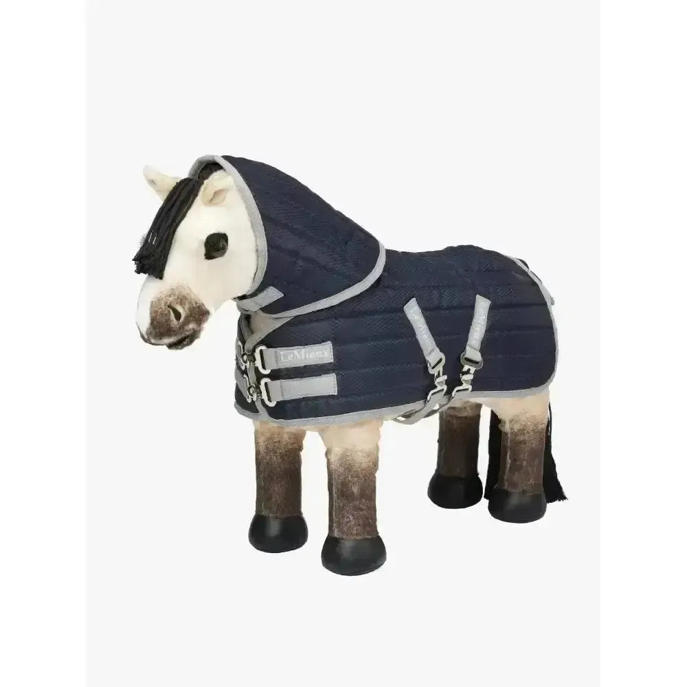 Lemieux Toy Pony Stable-Tek Rug-Toy Pony Accessories-Lemieux-Navy-Horsey Shopping