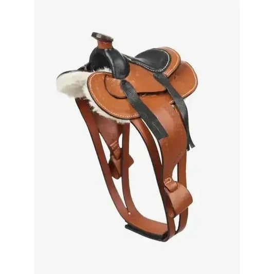 Lemieux Toy Pony Western Saddle Tan-Toy Pony Accessories-Lemieux-Horsey Shopping