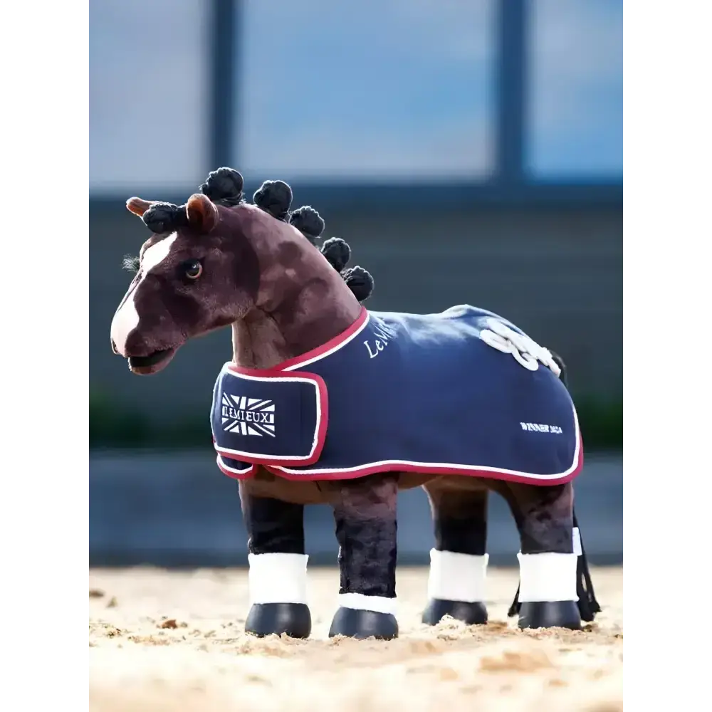 Lemieux Toy Pony Winners Rug Navy-Toy Pony Accessories-Lemieux-Navy-Horsey Shopping
