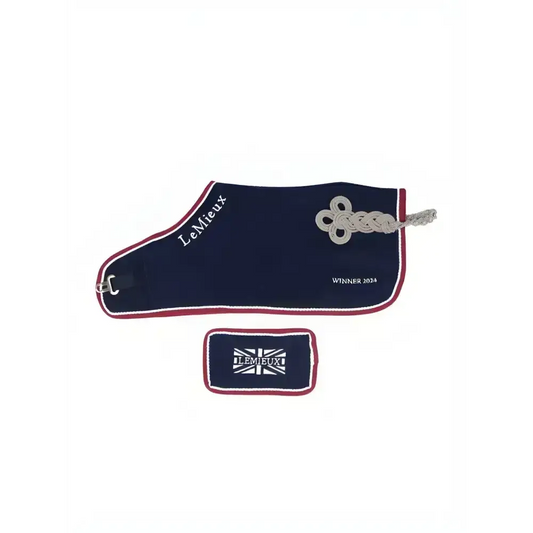 Lemieux Toy Pony Winners Rug Navy-Toy Pony Accessories-Lemieux-Navy-Horsey Shopping