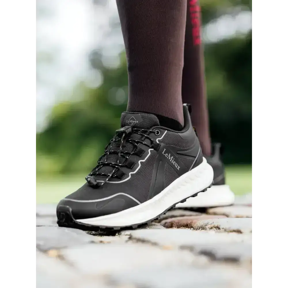Lemieux Trax 2.0 Waterproof Trainers Black-Trainers-Lemieux-UK 3-Black-Horsey Shopping