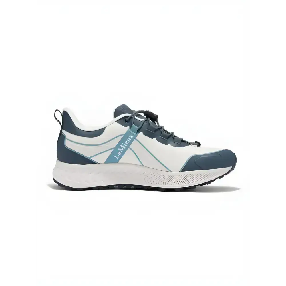 Lemieux Trax 2.0 Waterproof Trainers Petrol/Ecru-Trainers-Lemieux-UK 3-Petrol-Horsey Shopping