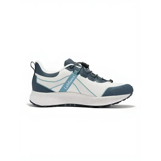 Lemieux Trax 2.0 Waterproof Trainers Petrol/Ecru-Trainers-Lemieux-UK 3-Petrol-Horsey Shopping