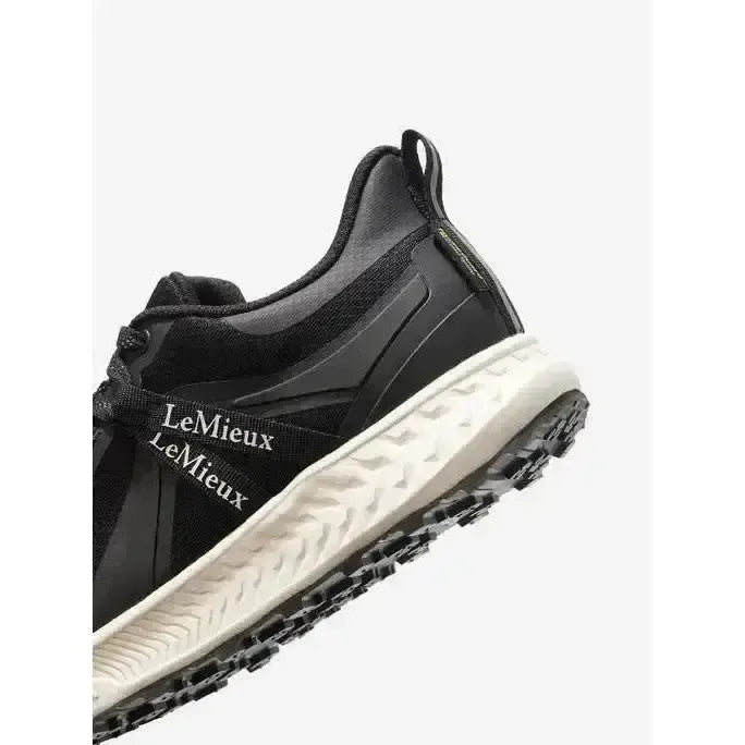 Lemieux Trax Waterproof Trainer Black-Trainers-Lemieux-UK3-Black-Horsey Shopping