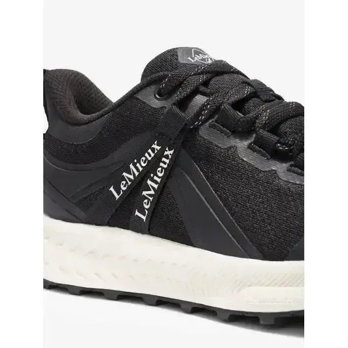 Lemieux Trax Waterproof Trainer Black-Trainers-Lemieux-UK3-Black-Horsey Shopping