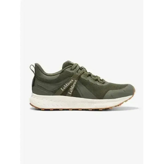 Lemieux Trax Waterproof Trainer Khaki-Trainers-Lemieux-UK4-Khaki-Horsey Shopping