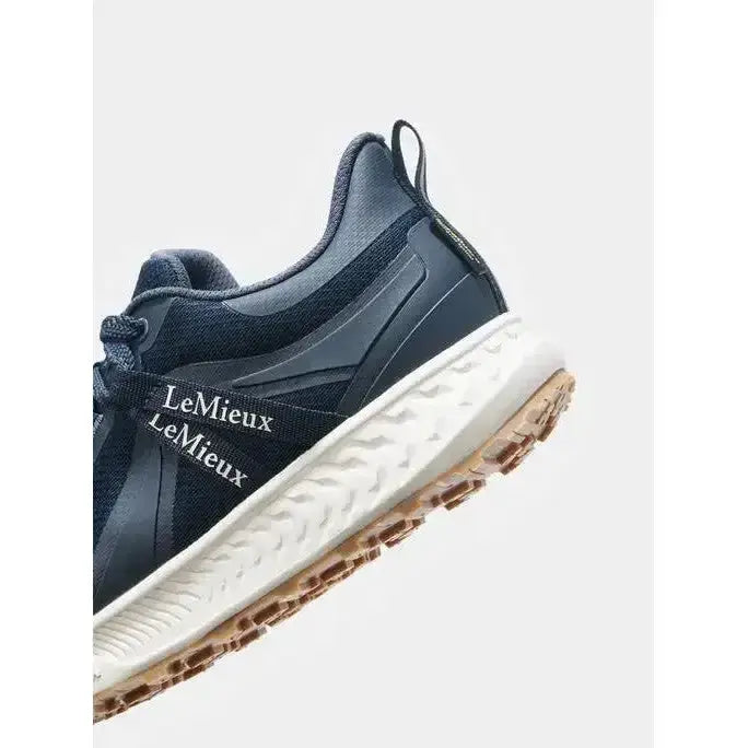 Lemieux Trax Waterproof Trainer Navy-Trainers-Lemieux-UK3-Navy-Horsey Shopping