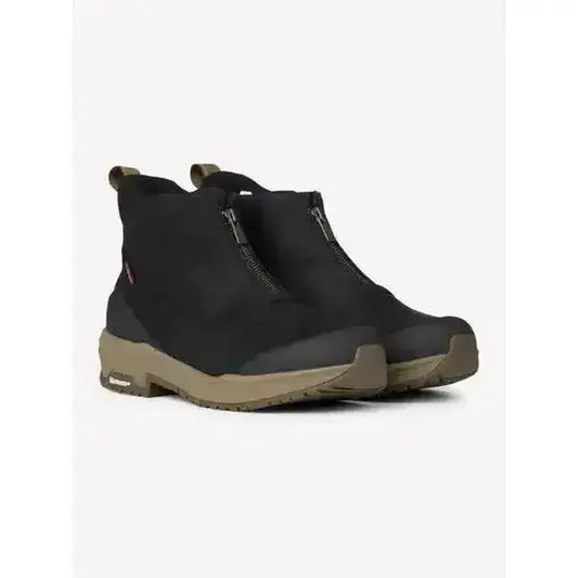 Lemieux Trex Waterproof Zip Boots Black-Short Yard Boots-Lemieux-UK4-Horsey Shopping