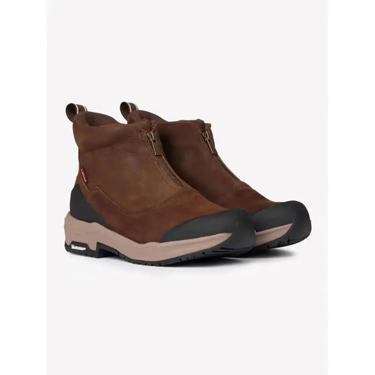 Lemieux Trex Waterproof Zip Boots Brown-Short Yard Boots-Lemieux-UK4-Brown-Horsey Shopping