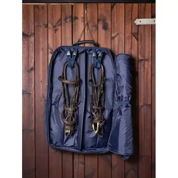 Lemieux Twin Bridle Bag Navy-Bridle Bags-Lemieux-One Size-Navy-Horsey Shopping