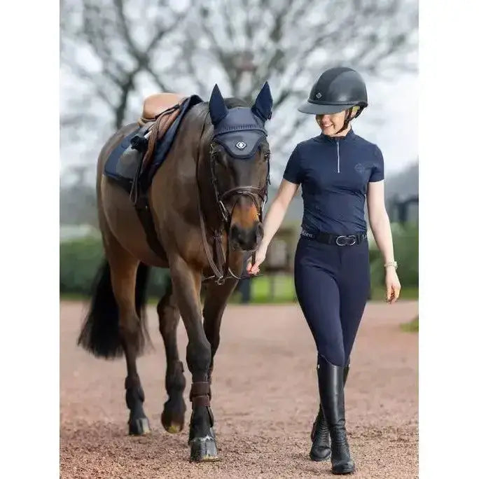 Lemieux Ultra Mesh Close Contact Square Dark Navy-Saddle Pads-Lemieux-One Size-Dark Navy-Horsey Shopping