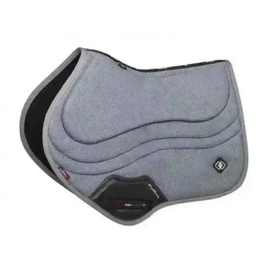 Lemieux Ultra Mesh Close Contact Square Saddle Pads-Saddle Pads-Lemieux-Grey-Large-Horsey Shopping