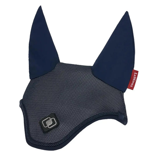 Lemieux Ultra Mesh Fly Hood Dark Navy-Horse Ear Bonnets-Lemieux-Medium-Dark Navy-Horsey Shopping
