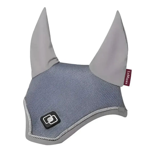 Lemieux Ultra Mesh Fly Hoods-Horse Ear Bonnets-Lemieux-Grey-Large-Horsey Shopping