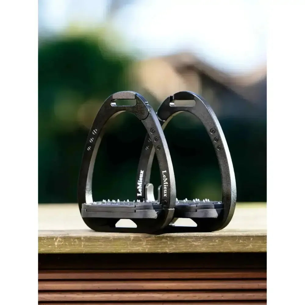 Lemieux Vector Control Stirrup Black-Safety Stirrups-Lemieux-Black-Horsey Shopping