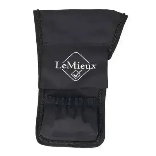 Lemieux Vector Stirrup Cover-Stirrup Covers-Lemieux-Black-Horsey Shopping