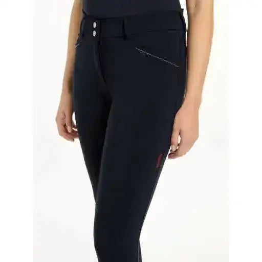 Lemieux Victoria Breech Silicone Seat Navy-Breeches-Lemieux-UK 6-Navy-Horsey Shopping