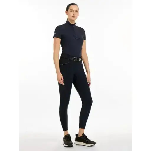 Lemieux Victoria Breech Silicone Seat Navy-Breeches-Lemieux-UK 6-Navy-Horsey Shopping