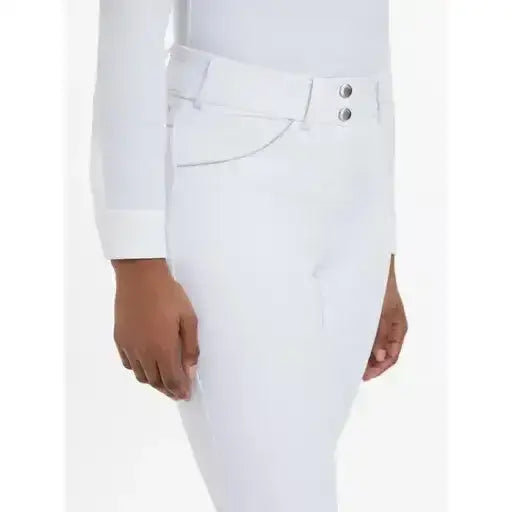 Lemieux Victoria Breech Silicone Seat White-Breeches-Lemieux-UK 10-White-Horsey Shopping
