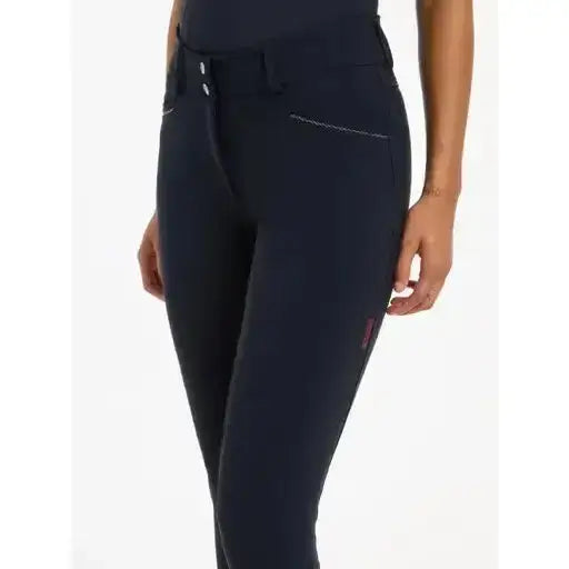 Lemieux Victoria Breech Suede Seat Navy-Breeches-Lemieux-UK 6-Navy-Horsey Shopping