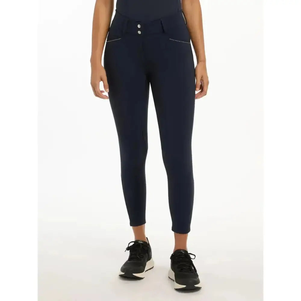 Lemieux Victoria Breech Suede Seat Navy-Breeches-Lemieux-UK 6-Navy-Horsey Shopping