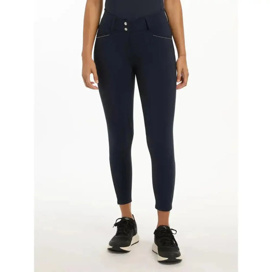 Lemieux Victoria Breech Suede Seat Navy-Breeches-Lemieux-UK 6-Navy-Horsey Shopping