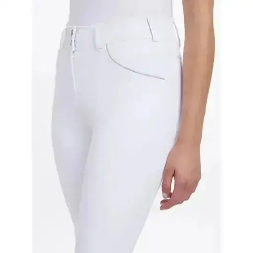 Lemieux Victoria Breech Suede Seat White-Breeches-Lemieux-UK 10-White-Horsey Shopping