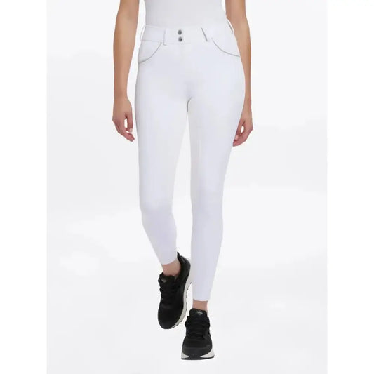 Lemieux Victoria Breech Suede Seat White-Breeches-Lemieux-UK 10-White-Horsey Shopping