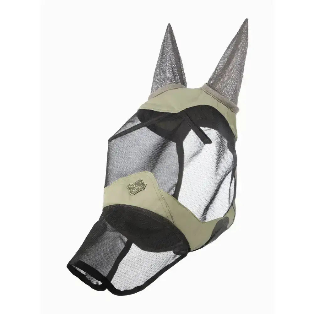 Lemieux Visor-Tek Full Fly Mask Fern-Fly Masks-Lemieux-X Small-Horsey Shopping