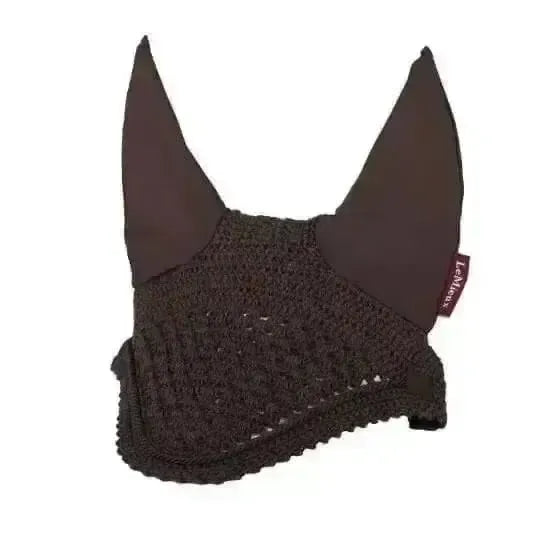 Lemieux Vogue Fly Hood Brown-Horse Ear Bonnets-Lemieux-Brown-Medium-Horsey Shopping