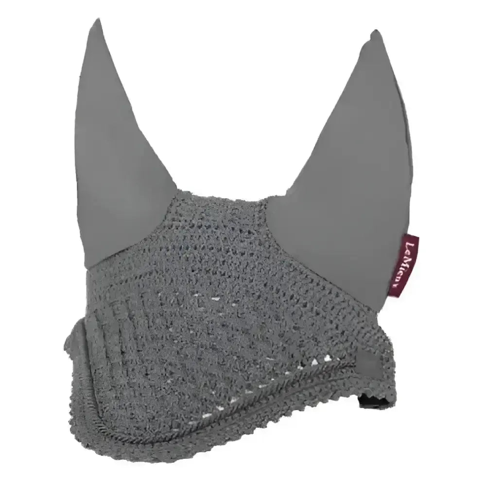 Lemieux Vogue Fly Hood Grey-Horse Ear Bonnets-Lemieux-Grey-Medium-Horsey Shopping