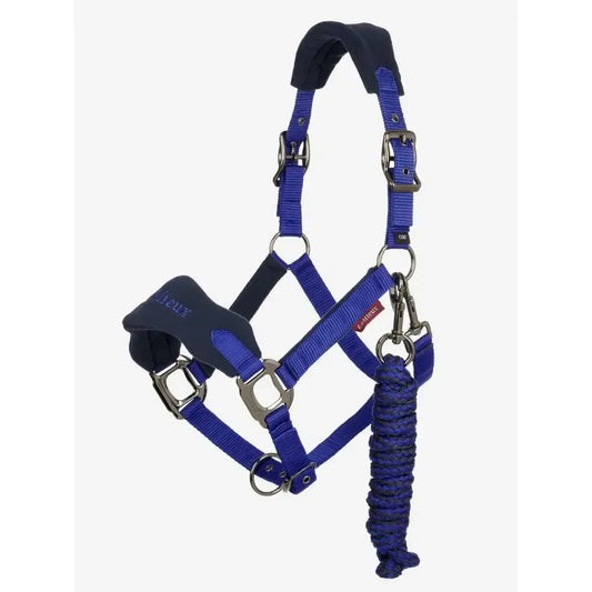 Lemieux Vogue Headcollar & Leadrope Benetton Blue-Headcollar Sets-Lemieux-Benetton Blue-Pony-Horsey Shopping