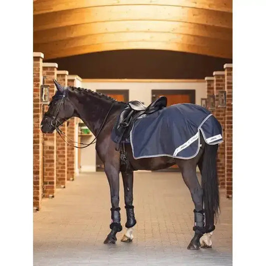 Lemieux Waterproof Exercise Quarter Sheet Navy-Exercise Sheets-Lemieux-Small-Horsey Shopping