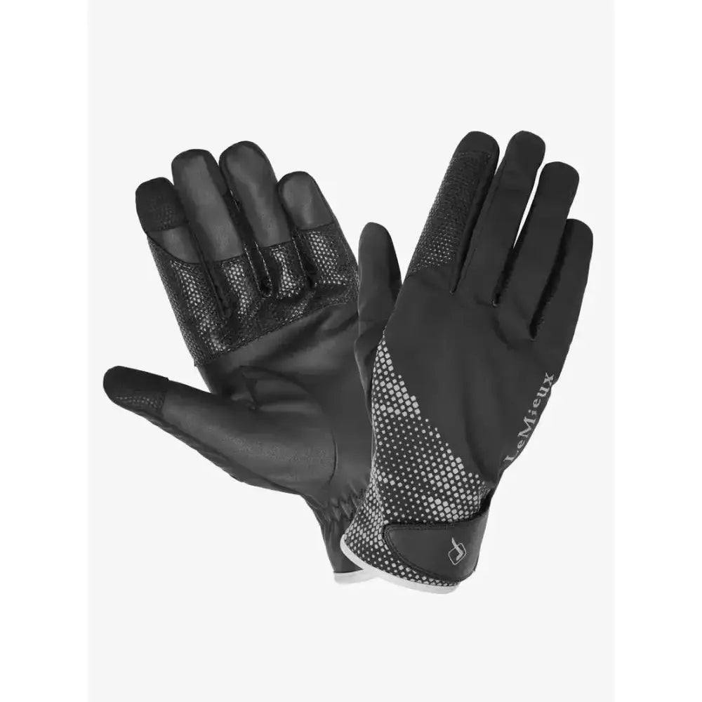 Lemieux Waterproof Gloves Black-Riding Gloves-Lemieux-X-Small-Horsey Shopping
