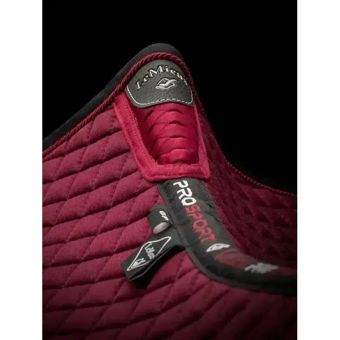 Lemieux Wither Relief Jump Pad Burgundy-Saddle Pads-Lemieux-Large-Burgundy-Horsey Shopping