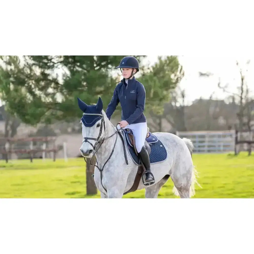 Lemieux Wither Relief Jump Pad Navy-Saddle Pads-Lemieux-Large-Navy-Horsey Shopping