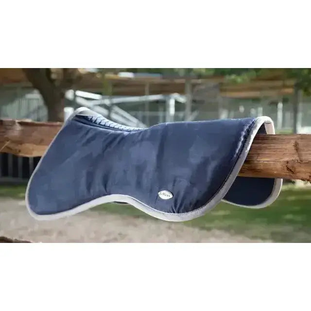 Lemieux Wither Relief Memory Foam Half Pad Navy-Half Pads-Lemieux-Large-Navy-Horsey Shopping