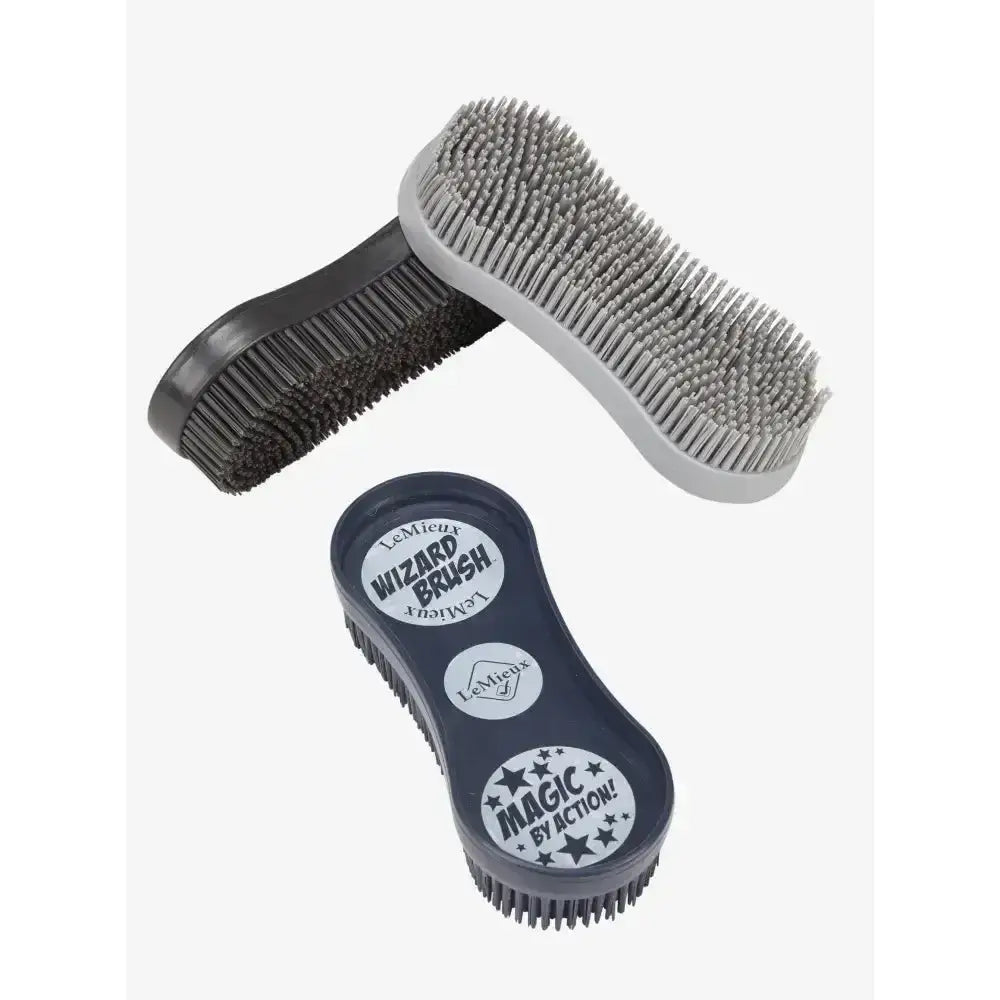 Lemieux Wizard Brush Trio Navy/Grey/Black-Brushes & Combs-Lemieux-One Size-Horsey Shopping