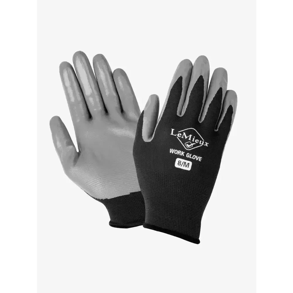 Lemieux Work Gloves Black-Yard Gloves-Lemieux-X Small-Black-Horsey Shopping