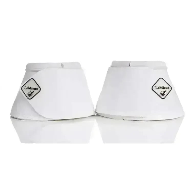 Lemieux WrapRound Leather Over Reach Boots White-Over Reach Boots-Lemieux-White-Medium-Horsey Shopping