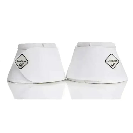 Lemieux WrapRound Leather Over Reach Boots White-Over Reach Boots-Lemieux-White-Medium-Horsey Shopping