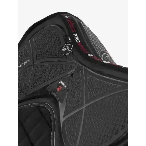 Lemieux X-Grip Silicone Dressage Square Black-Dressage Saddle Pads-Lemieux-Large-Black-Horsey Shopping